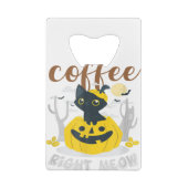Coffee Right Meow Cat Caffeine Funny Halloween (Dos)