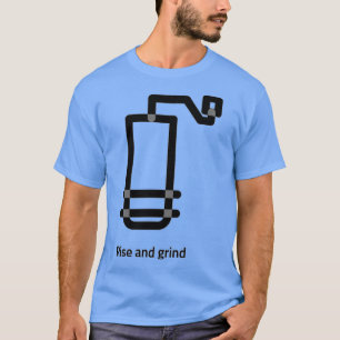 Coffee Rise en Grind blackgrey T-shirt