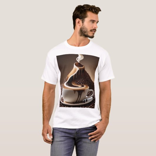 Coffee River Flow T-shirt (Voorkant volledig)