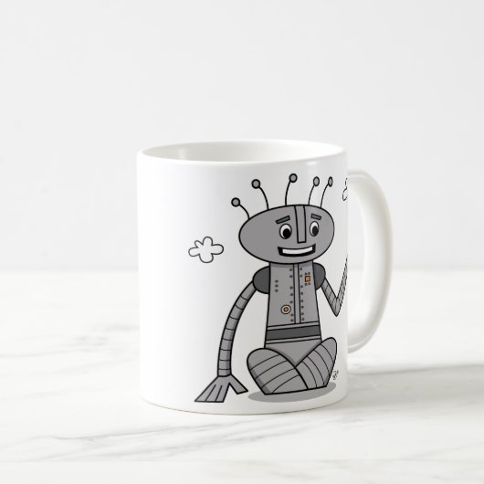 Coffee Robot - Mok (Voorkant rechts)