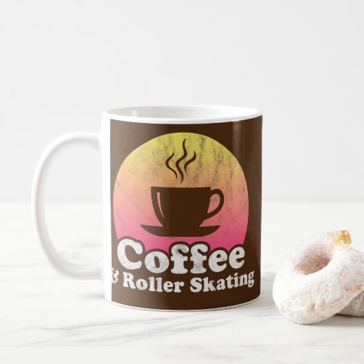 Coffee & Roller Skating Koffiemok (Met donut)