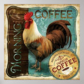 Coffee Rooster Poster (Voorkant)