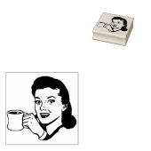 Coffee! Rubberstempel (Gestempeld)