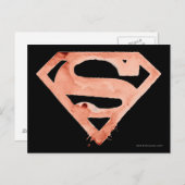 Coffee S-symbool - rood Briefkaart (Voorkant / Achterkant)