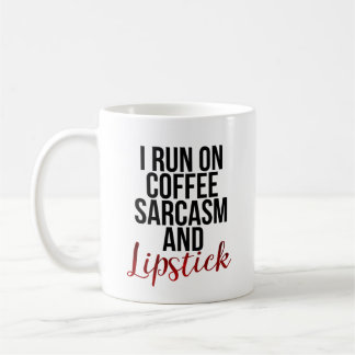 Coffee Sarcasm & Lipstick Koffiemok
