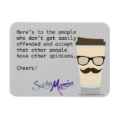 Coffee Sarcasm Magneet (Horizontaal)