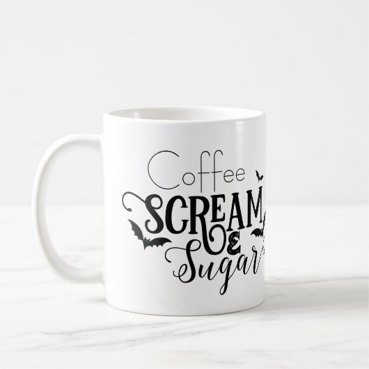 Coffee Scream & Sugar Mug (Gauche)