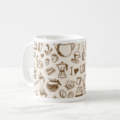 Coffee Scribble Koffiemok (Voorkant links)