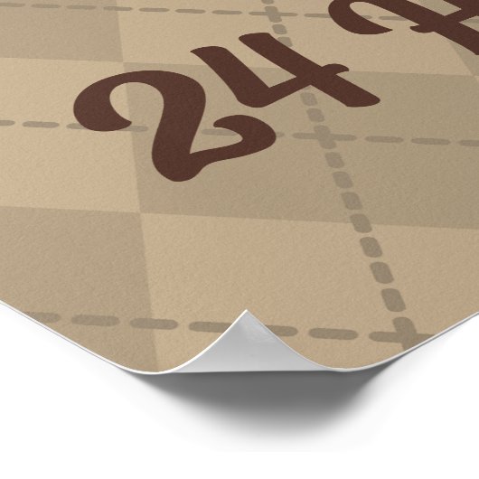 Coffee Shop Diner Poster (Coin)