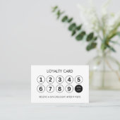 Coffee Shop Loyalty Card (Staand voorkant)
