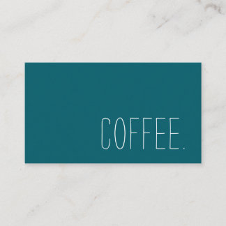 Coffee Shop Loyalty Simple Punch