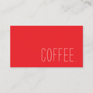 Coffee Shop Loyalty Simple Punch