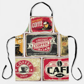 Coffee signs and labels collection. Retro and vint Schort (Voorkant)