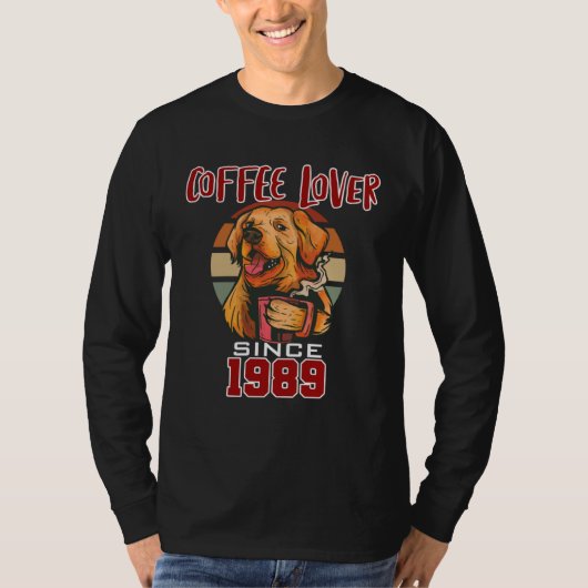 Coffee since 1989 t-shirt (Voorkant)