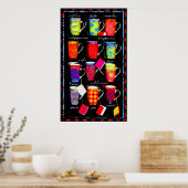 Coffee Slang Mok Art poster (Keuken)