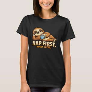 Coffee Sloth - Critter Koninkrijk T-shirt