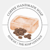 Coffee Soap label (Voorkant)