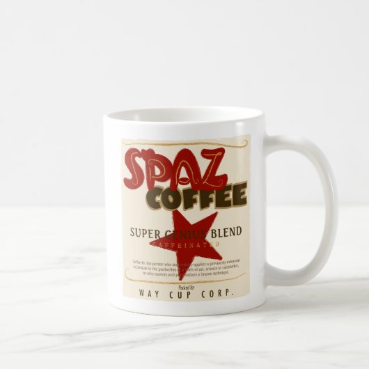 COFFEE - SPAZ COFFEE - Mok (Rechts)