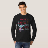 Coffee Spelled Backwards Is Eeffoc Addict Junkie D T-shirt (Voorkant volledig)