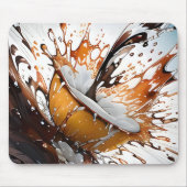 Coffee Splash Mousepad Muismat (Voorkant)