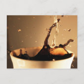 Coffee Splashes Briefkaart (Voorkant)
