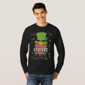 Coffee  St Patricks Day Gnome Matching T-shirt (Voorkant volledig)