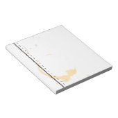 Coffee Stain Type Grunge Patroon Notitieblok (Schuin)