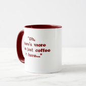 Coffee Stressful Joke Mug (Devant gauche)