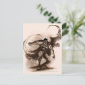 Coffee Superman Briefkaart (Staand voorkant)