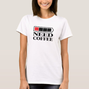 Coffee-Tanktop nodig T-shirt