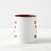 Coffee, Teach, Nap, Repeat Motivational Combo Mug (Centre)