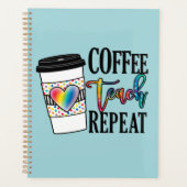Coffee Teach Repeat - Fun Teacher Life (Devant)