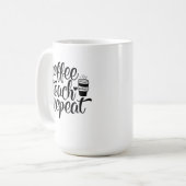 Coffee Teach Répéter Mug (Devant gauche)