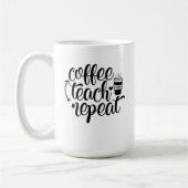 Coffee Teach Répéter Mug (Gauche)