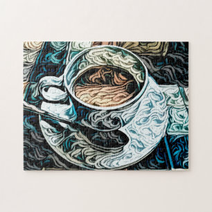 Coffee Theme Artsy Fine Art Legpuzzel