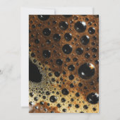 Coffee Thleding Wedding Shower-uitnodiging Kaart (Achterkant)