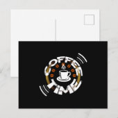 Coffee Time Briefkaart (Voorkant / Achterkant)