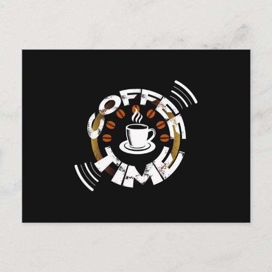 Coffee Time Briefkaart (Voorkant)