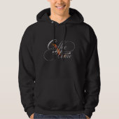 Coffee Time Calligraphy & Splash Stream Coffee Hoo Hoodie (Voorkant)
