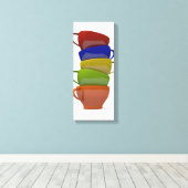 Coffee time canvas afdruk (Insitu (Houten vloer))