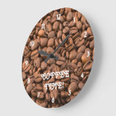 Coffee Time Clock Grote Klok (Hoek)