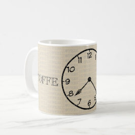 Coffee Time Clock Koffiemok