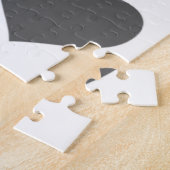 Coffee Time Jigsaw Puzzle avec les coeurs (Côté)