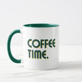 Coffee Time | Simple Minimalist Everyday Coffee Mok