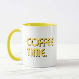 Coffee Time | Simple Minimalist Everyday Coffee Mok