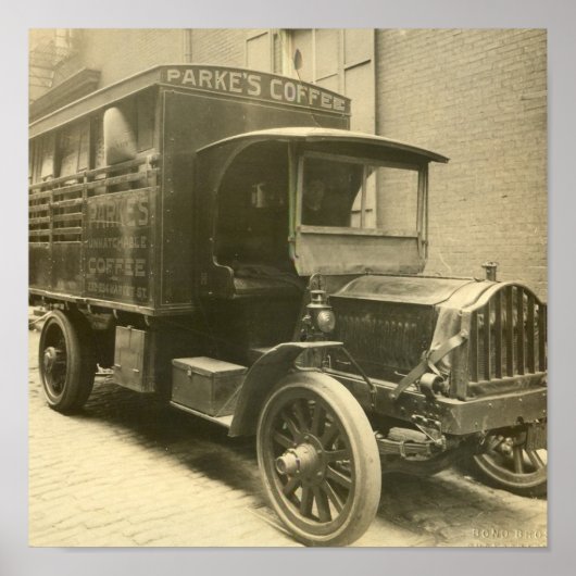 Coffee Truck Poster (Voorkant)