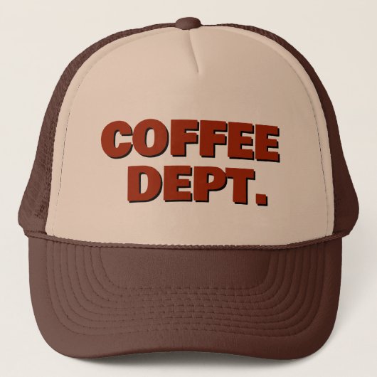 Coffee™ Trucker Hat Pet (Voorkant)