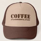 Coffee™ Trucker Hat Trucker Pet (Voorkant)