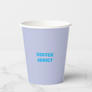 COFFEE-verslaafde Papieren Bekers