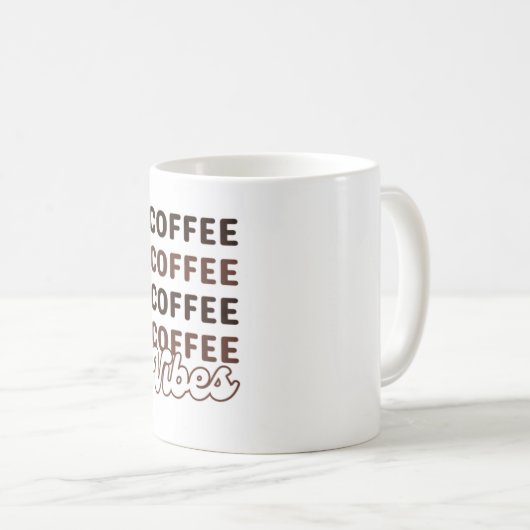 Coffee Vibes Classic Mok (Voorkant rechts)